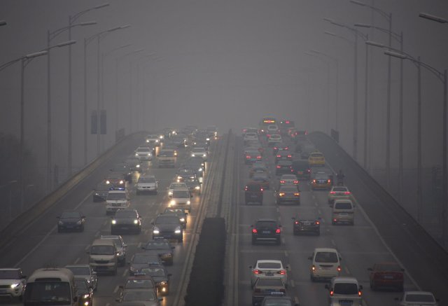 Polución, contaminación en Pekín (China)