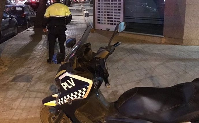 Moto de la Policía Local de València