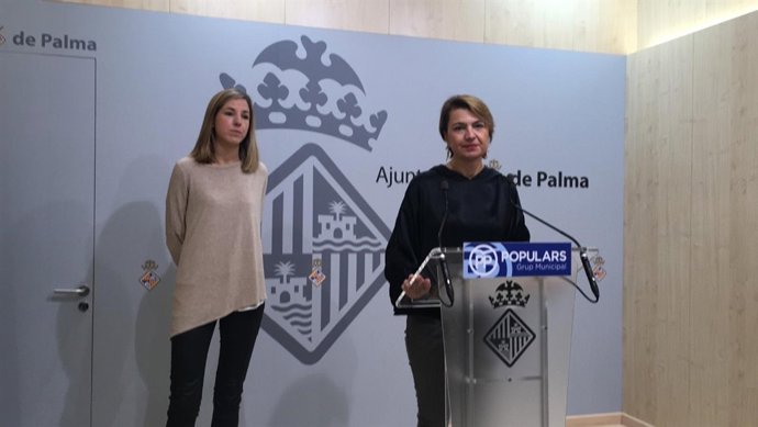 Margalida Durán en rueda de prensa en Cort