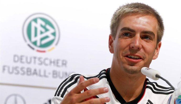 Philipp Lahm con la selección alemana