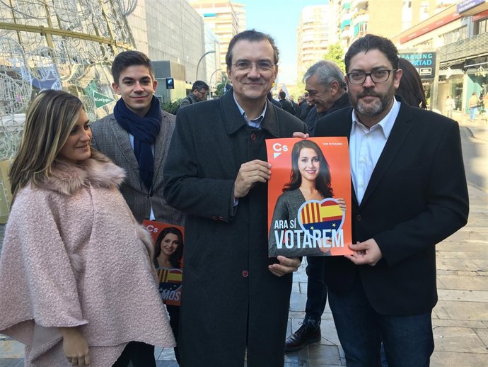 Miguel Garaulet y Miguel Sánchez apoyando candidatura de Inés Arrimadas