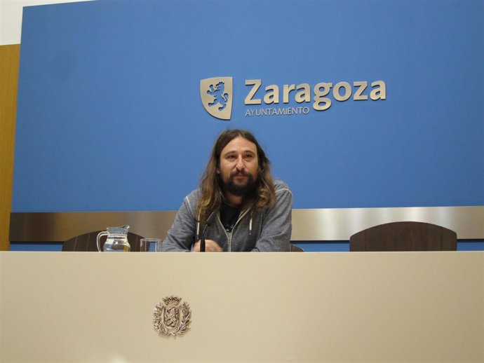 El concejal de Vivienda y Deporte, Pablo Híjar, hoy en el Ayuntamiento