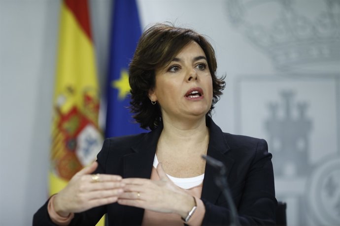 Roda de premsa de Santamaría després del Consell de Ministres