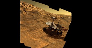 El rover Opportunity sobrevive a lo peor de su octavo invierno en Marte