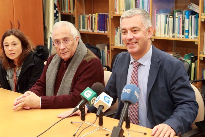   O Secretario Xeral De Política Lingüística, Valentín García, E O Presidente Do