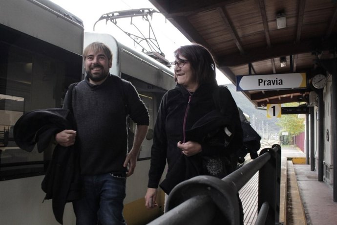 Daniel Ripa, a la izquierda