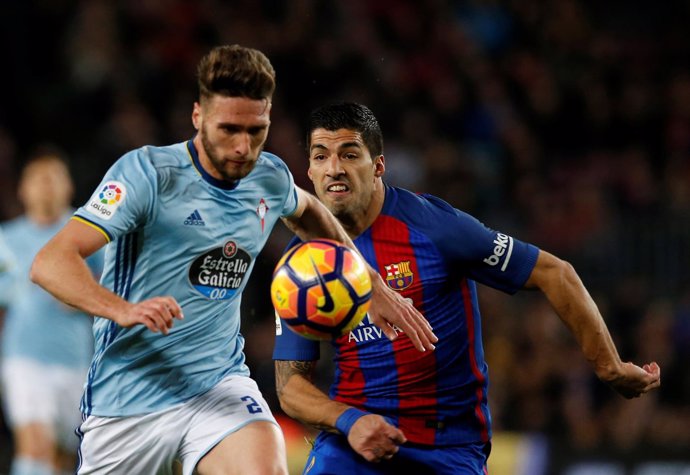 Sergi Gómez Luis Suárez Barcelona Celta