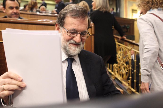 Rajoy en la sesión de control al Gobierno en el Congreso