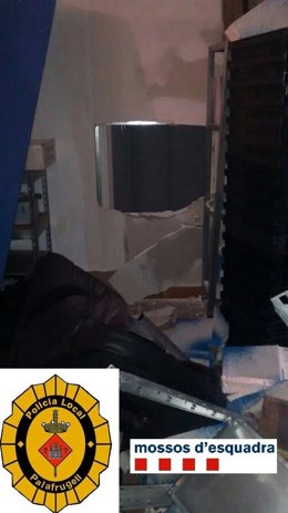 Detingut per fer un butron per robar en una botiga a Palafrugell
