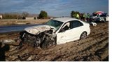 Una persona fallece en un accidente frontal entre dos coches entre Villena (Alicante) y Caudete (Albacete)