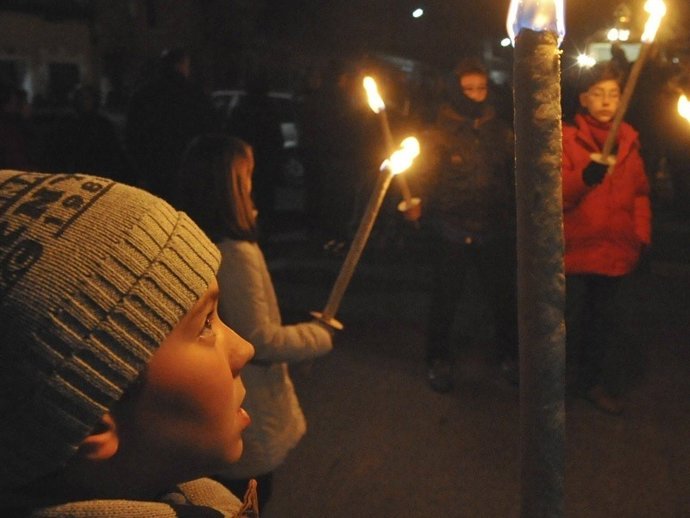 Subida de la Virgen de los Pegotes