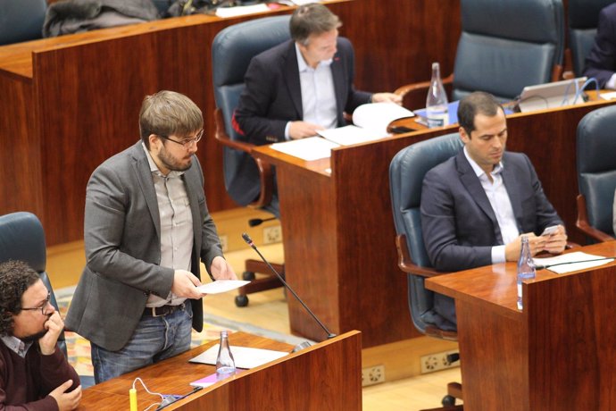 Marco Candela en la Asamblea de Madrid