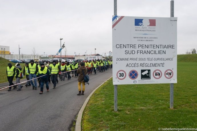 Marcha por los presos de ETA por cárceles francesas.