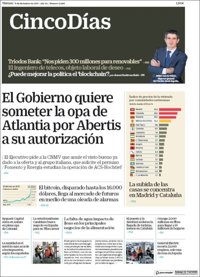 Las portadas de los periódicos económicos de hoy, viernes 8 de diciembre