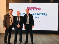 David Aganzo acude a la Asamblea General de FIFPro
