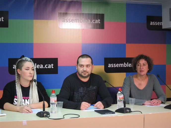 M.Morante (CDR), J.Pairó (ANC) y M.Ballester (CUP)