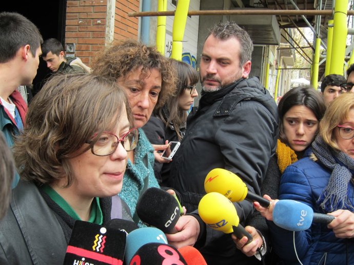 Reguant (CUP) en declaracions als mitjans                            