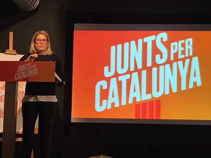 Elsa Artadi, directora de campaña de Junts per Catalunya