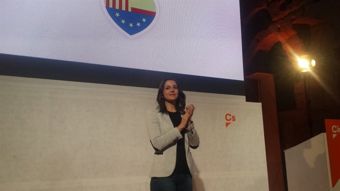 I. Arrimadas (Cs) en un acte de campanya a Lleida 