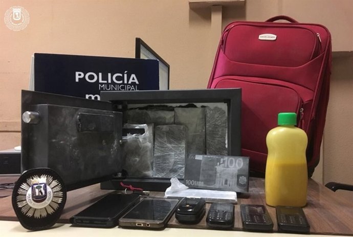 Imagen de los objetos intervenidos