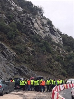 Imagen de la protesta