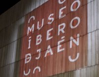 Una proyección en su fachada precede a la inauguración del Museo Íbero de Jaén