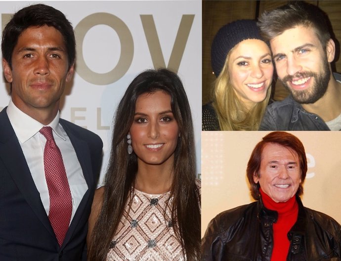 Ana Boyer, Verdasco, Raphael, Shakira y Piqué