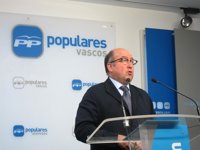 PP lamenta que no haya acuerdo presupuestario en Vitoria por la "dejación de responsabilidad" de Urtaran 