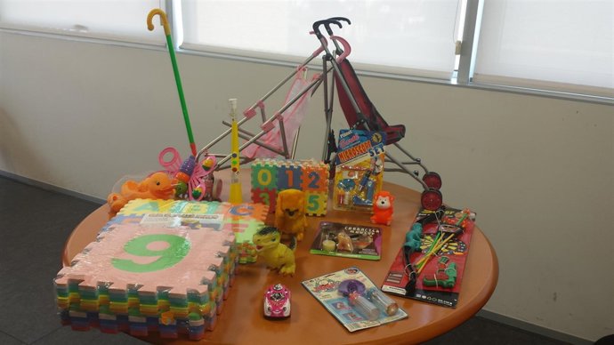 Juguetes retirados en campañas de años anteriores.