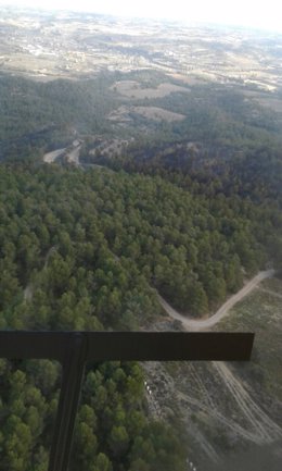 Estabilizado incendio de Valderrobres.