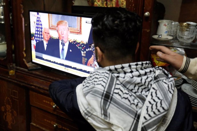 Refugiado palestino observa a Trump desde Jordania