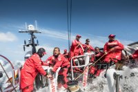 El 'MAPFRE' defiende liderato en la salida de la tercera etapa de la Volvo Ocean Race