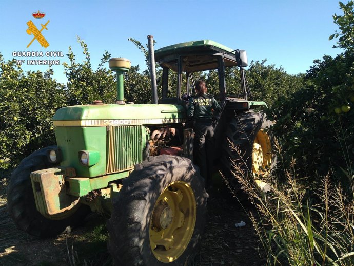 Tractor robado