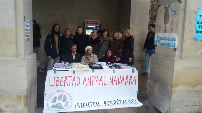Concentración de Libertad Animal Navarra