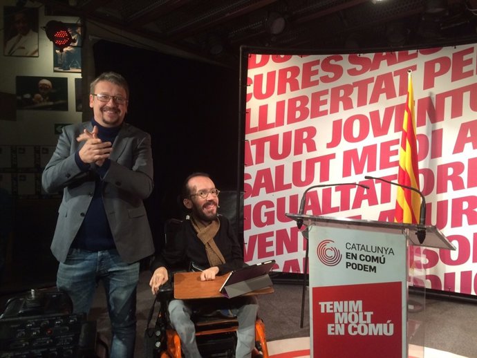 Xavier Domènech (CatECP) Pablo Echenique (Podem)