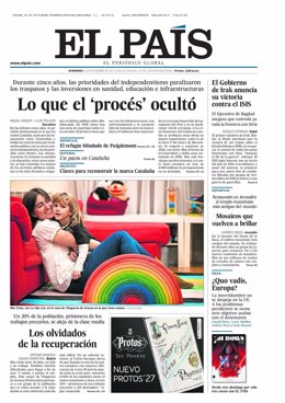 Portada El País del 10 de diciembre