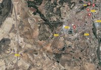 Herido un joven al volcar con el coche y quedar atrapado en Sax (Alicante)