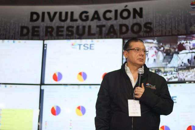 El presidente del Tribunal Supremo Electoral de Honduras, David Matamoros