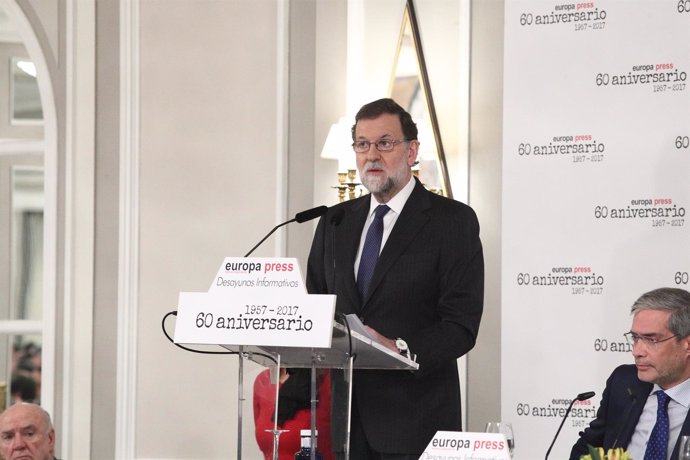 Rajoy en els Esmorzars Informatius d'Europa  Press