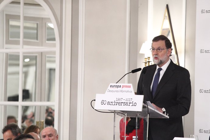 Rajoy en els Esmorzars Informatius d'Europa Press