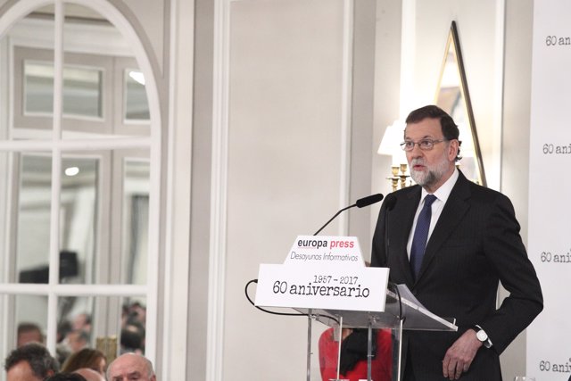 Rajoy en els Esmorzars Informatius d'Europa Press