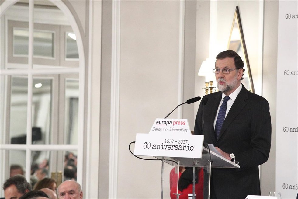 Rajoy en los Desayunos Informativos de Europa Press
