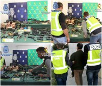 Detenidas 4 personas tras comprar online 45 armas detonadoras para su transformación en armas de fuego