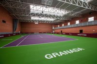 La lluvia obliga a suspender los partidos del Campeonato de España de Tenis en El Serrallo, en Granada