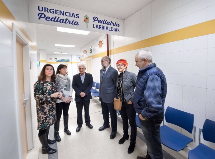 Visita a las nuevas zonas de urgencias pediátricas del centro San Martín