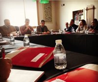 Pedro Sánchez y su Ejecutiva, de incógnito en Daimiel (Ciudad Real) para una reunión interna de trabajo