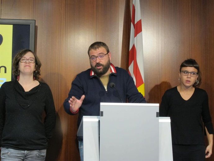 E. Reguant, J. Salvia y M. Rovira, CUP