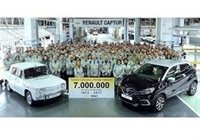 Un Captur con destino a Francia, vehículo siete millones de Carrocerías-Montaje