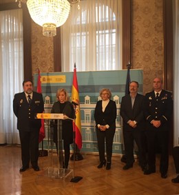 Concepción Dancausa y Javier Barbero