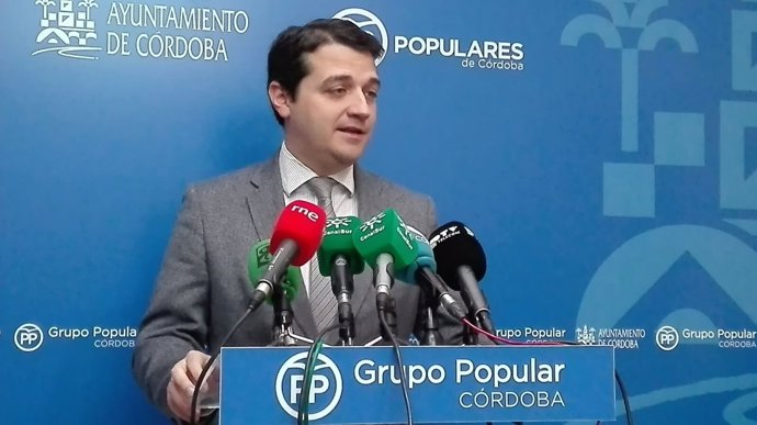 José María Bellido en la rueda de prensa